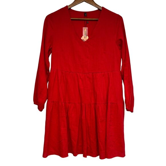 Fancyinn Dresses & Skirts - Fancy Inn New Womans Size Medium Lightweight Dress With Pockets Tiered NWT